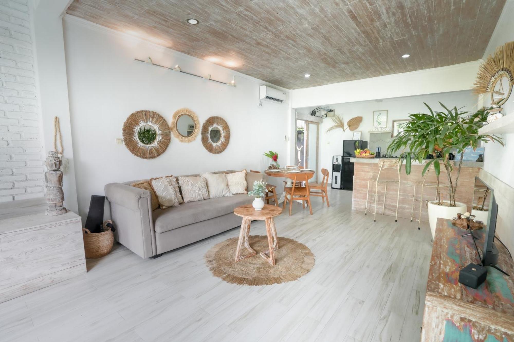 Villa Piece Of Peace Private 3Br With Large Pool And Garden チャングー エクステリア 写真