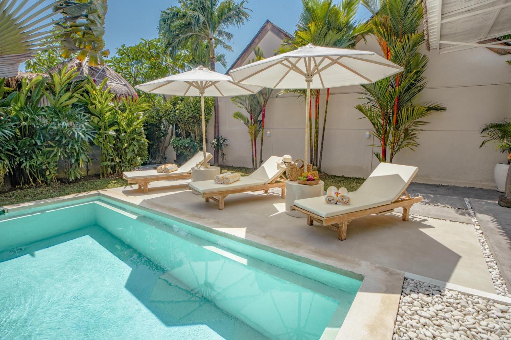 Villa Piece Of Peace Private 3Br With Large Pool And Garden チャングー エクステリア 写真