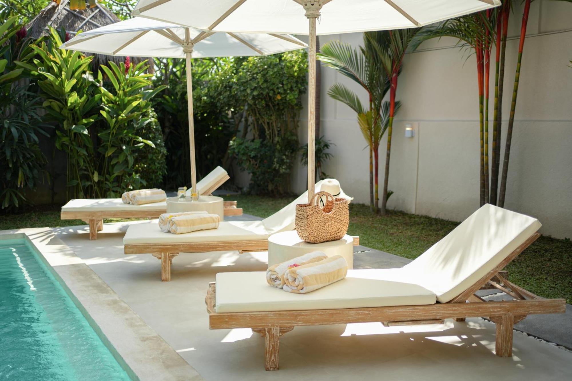 Villa Piece Of Peace Private 3Br With Large Pool And Garden チャングー エクステリア 写真