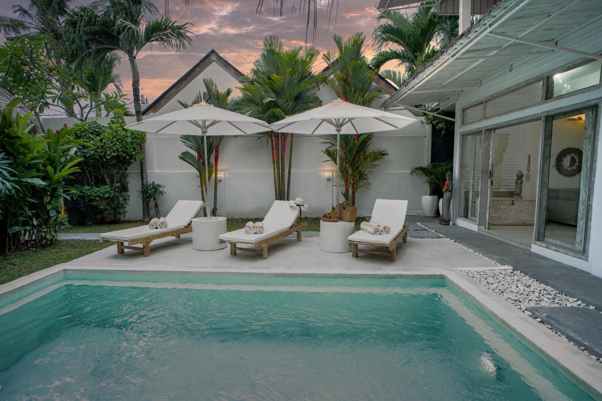 Villa Piece Of Peace Private 3Br With Large Pool And Garden チャングー エクステリア 写真