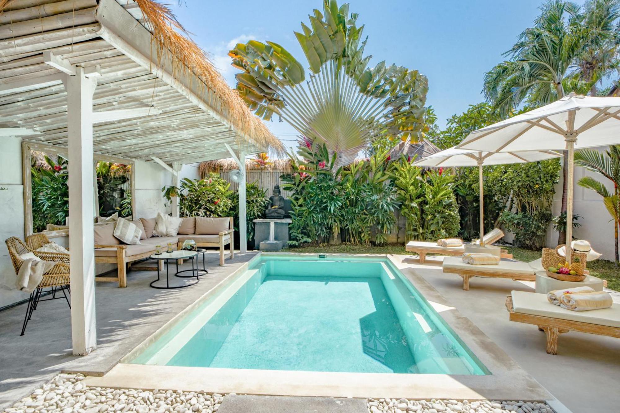 Villa Piece Of Peace Private 3Br With Large Pool And Garden チャングー エクステリア 写真