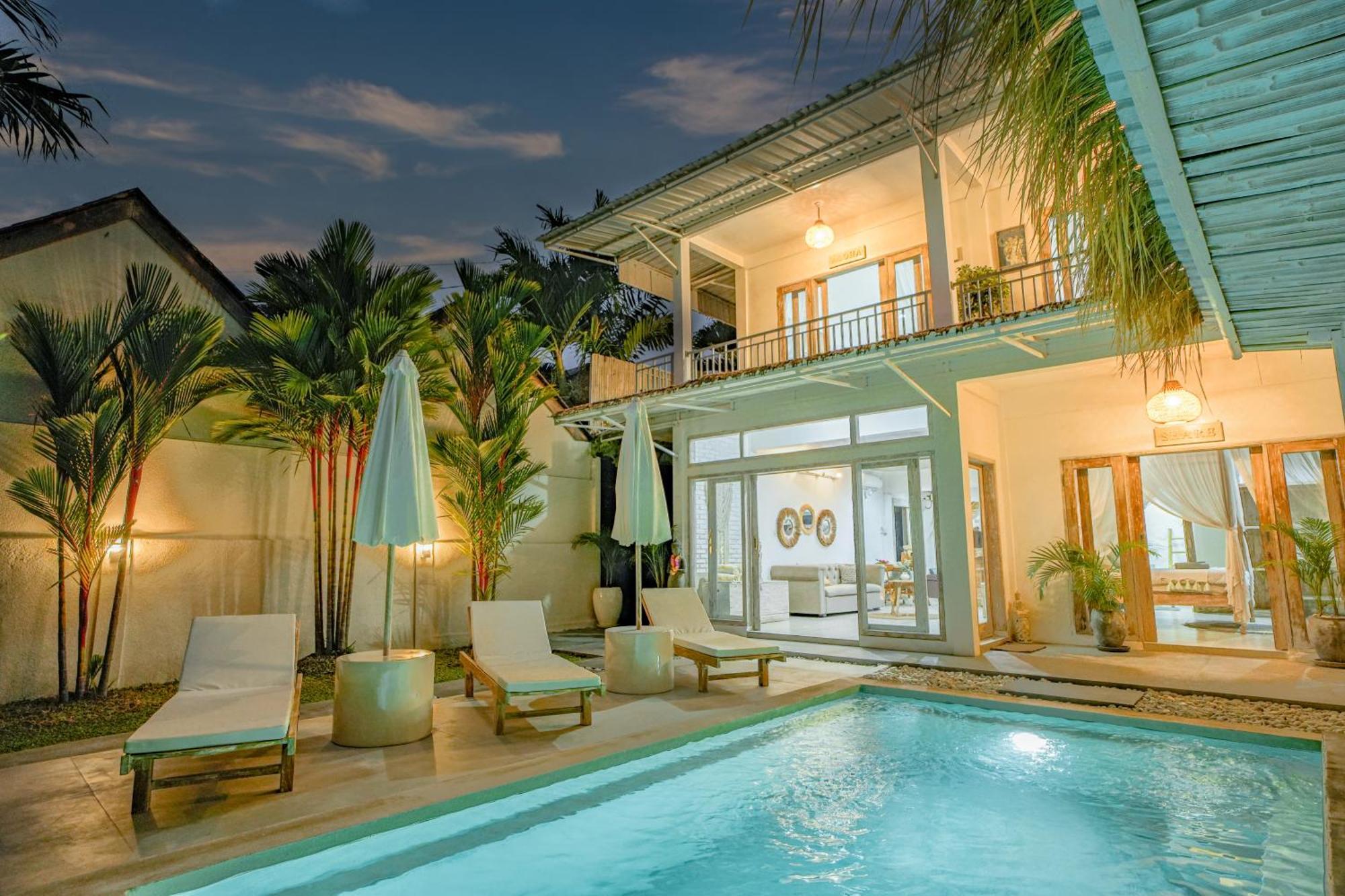 Villa Piece Of Peace Private 3Br With Large Pool And Garden チャングー エクステリア 写真